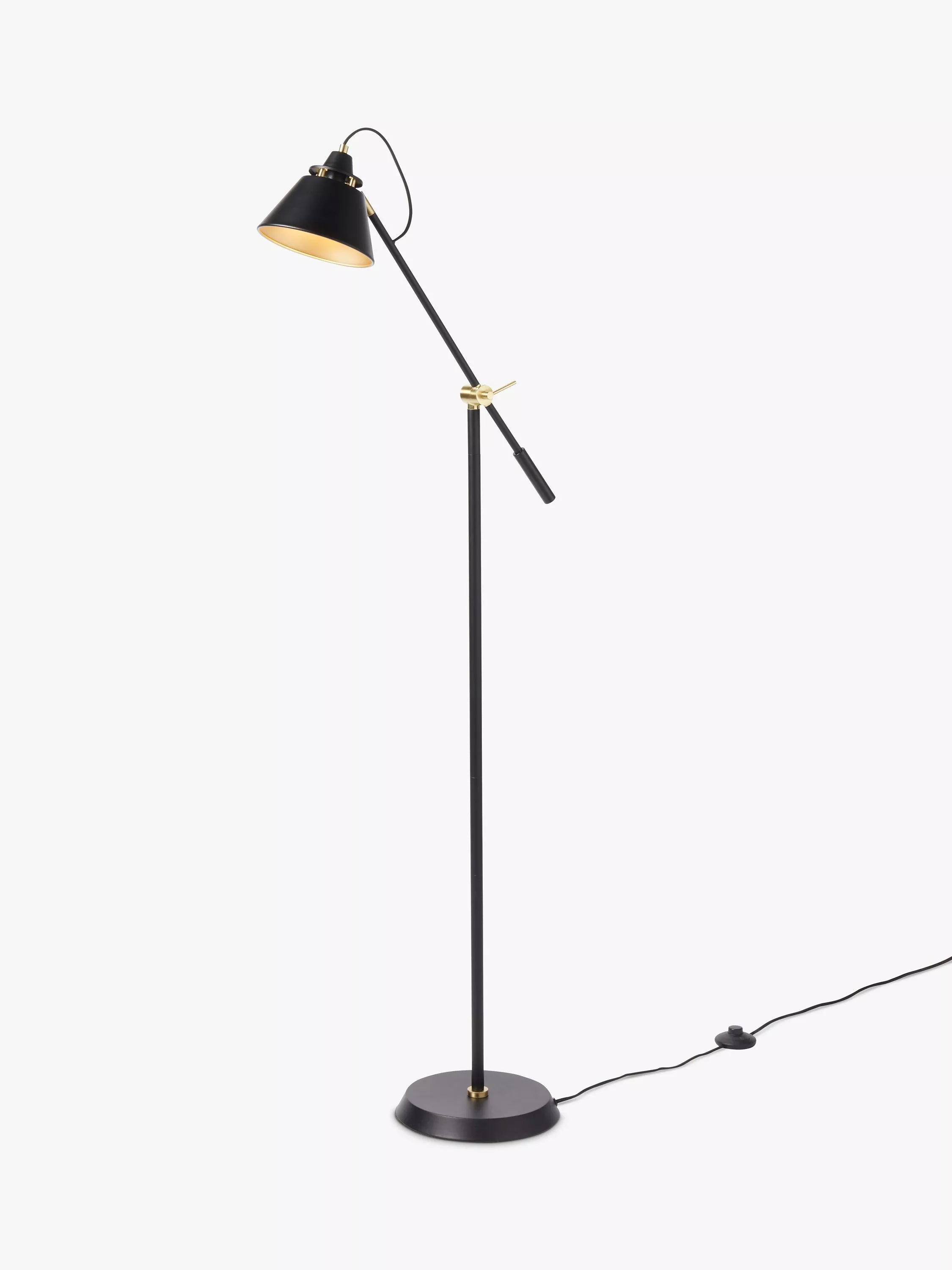 John Lewis Bureau Floor Lamp Matt Black - British product
