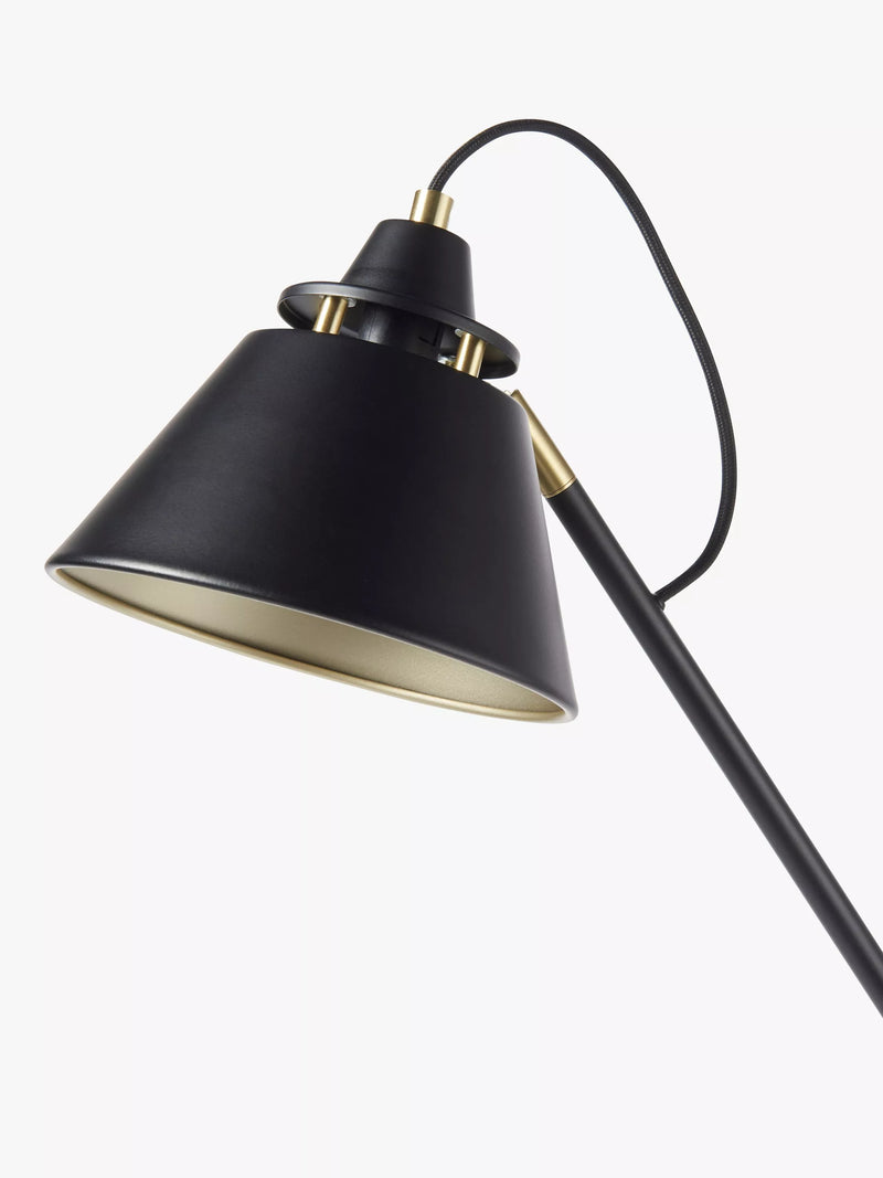 John Lewis Bureau Floor Lamp Matt Black - British product