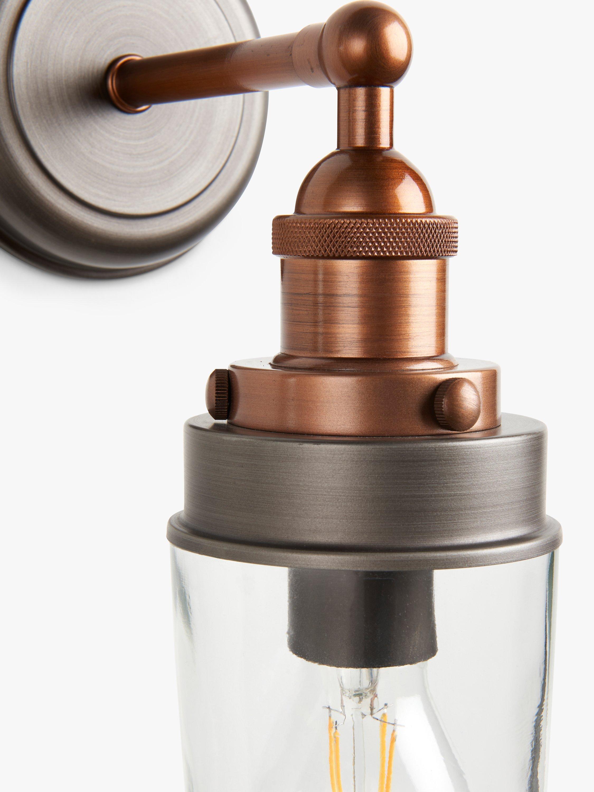 John Lewis Baldwin outdoor wall light pewter copper - British product