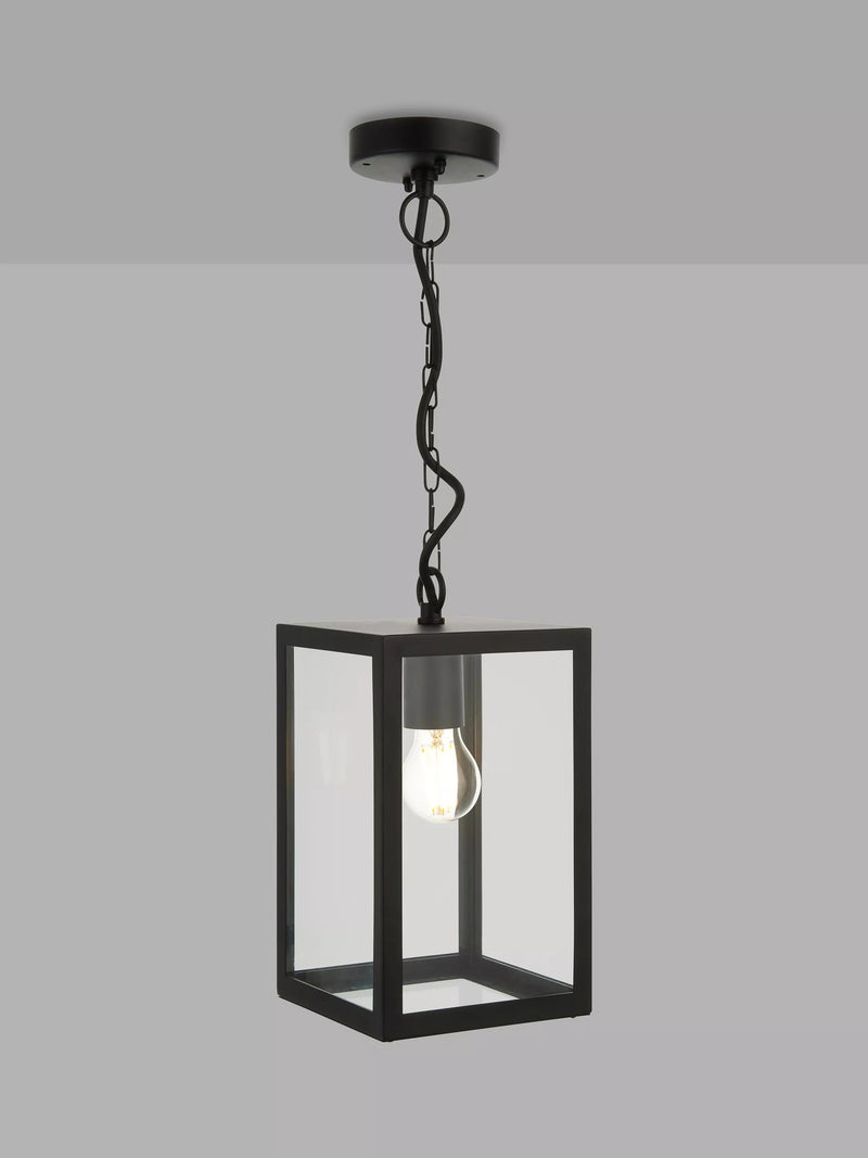 John Lewis Potter outdoor pendant light black, UK version