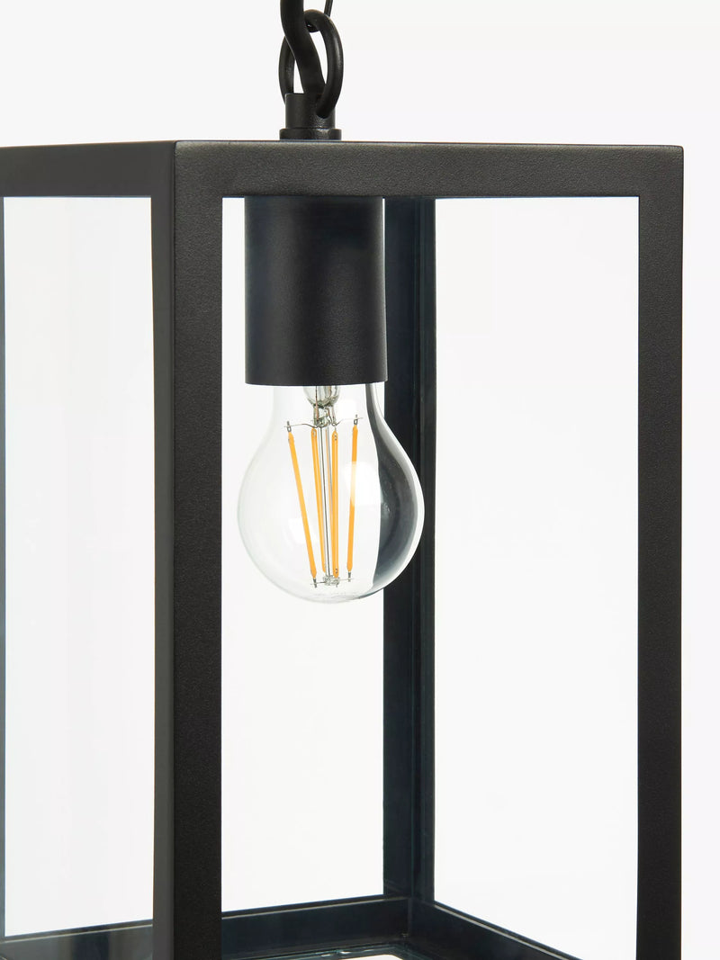 John Lewis Potter outdoor pendant light black, UK version