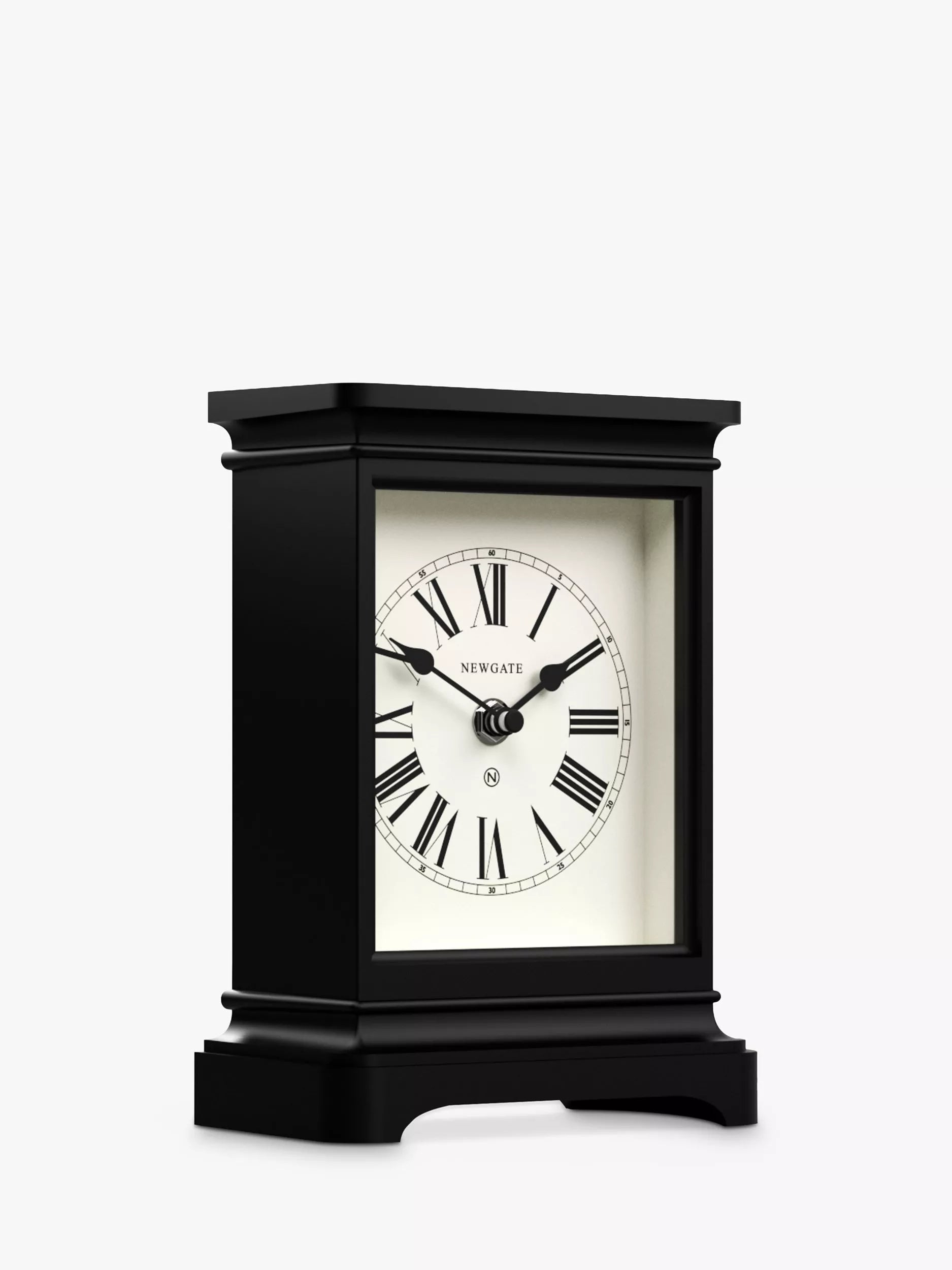 Newgate Timelord mantel clock Roman numerals, imported from the UK