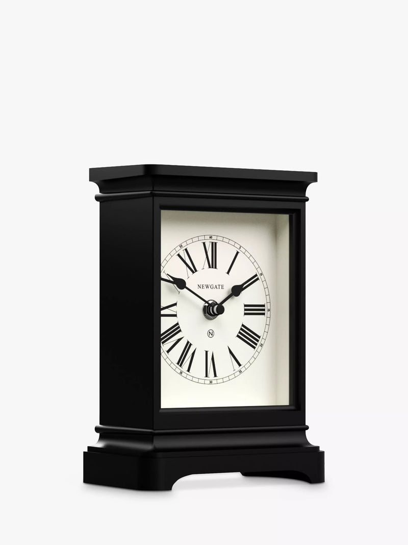 Newgate Timelord mantel clock Roman numerals, imported from the UK