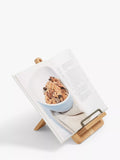 John Lewis oak wood foldable cookbook stand - British product