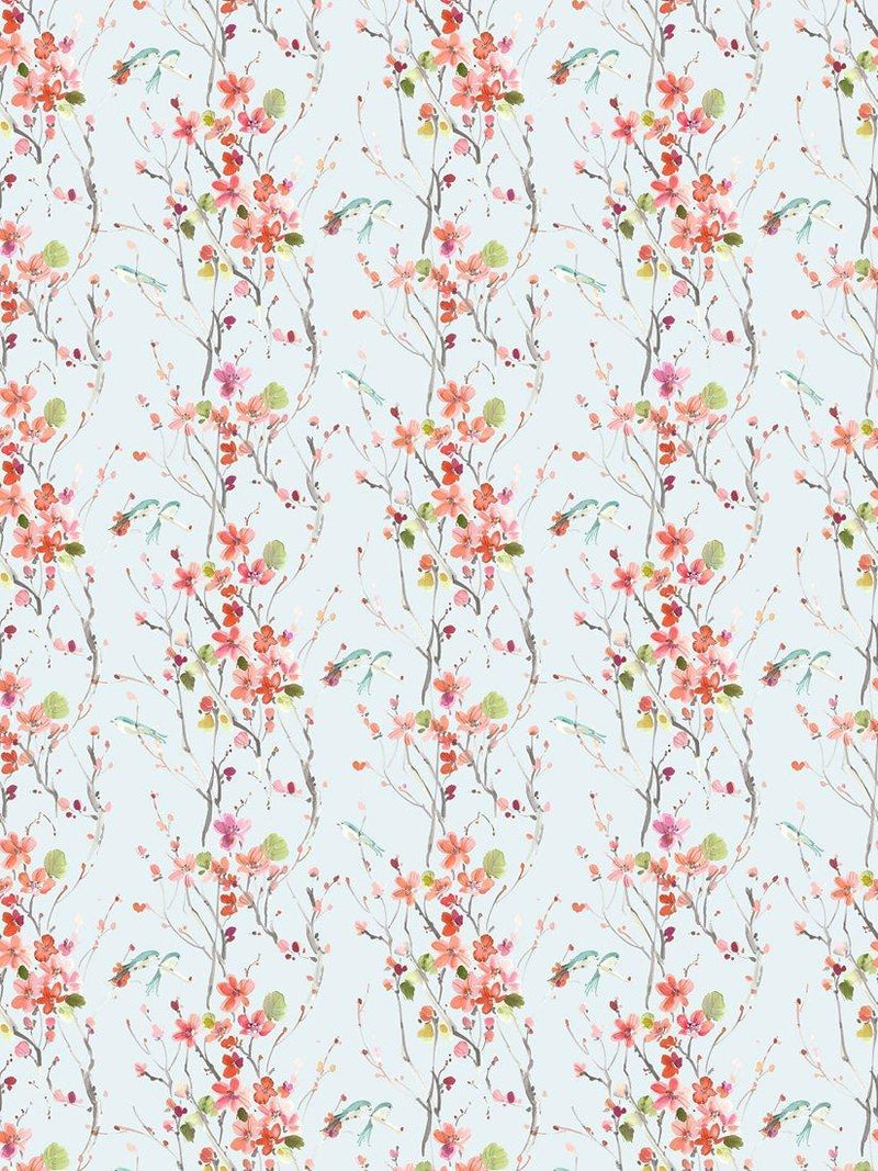 Voyage Armathwaite furnishing fabric floral design - British product