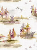 Voyage Caledonian Forest Furnishing Fabric 136cm
