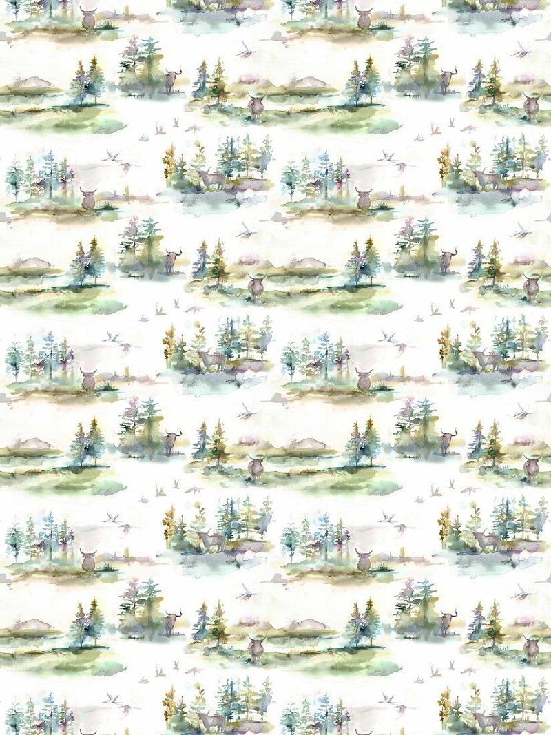 Voyage furnishing fabric Caledonian Forest - British product