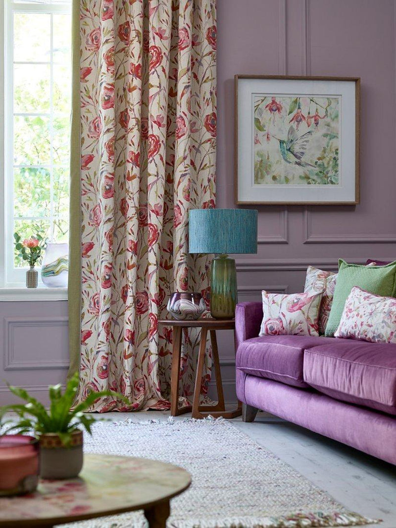 Voyage Meerwood jacquard floral furnishing fabric 140cm, imported from the UK
