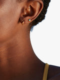 Monica Vinader Mini Gem Stud earrings 4x4mm (British brand)