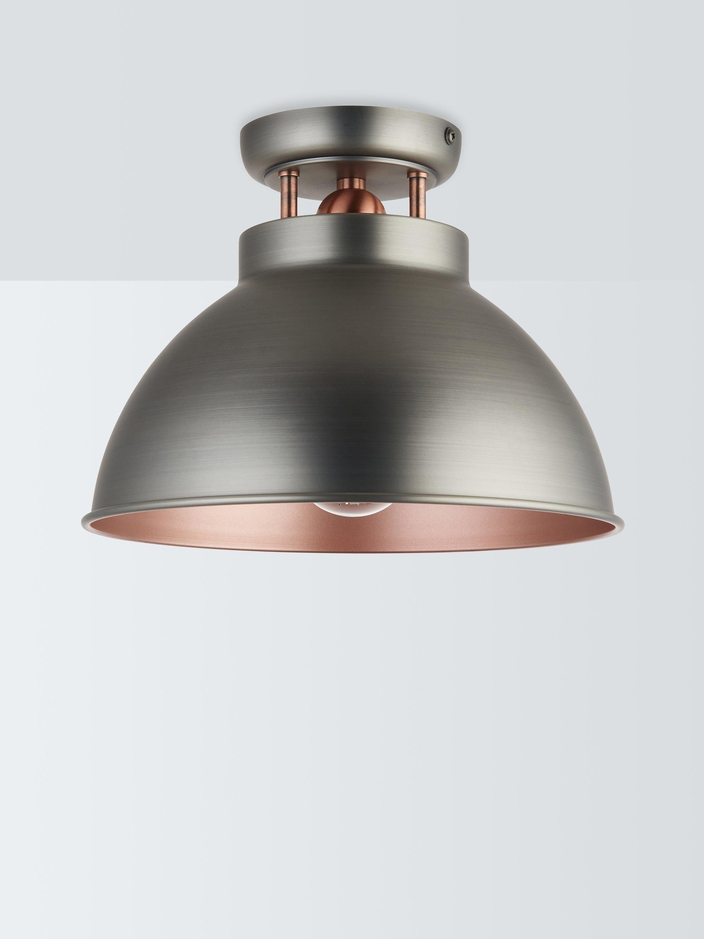 John Lewis Baldwin semi flush ceiling light antique metallic finish, UK version