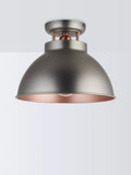 John Lewis Baldwin semi flush ceiling light antique metallic finish, UK version