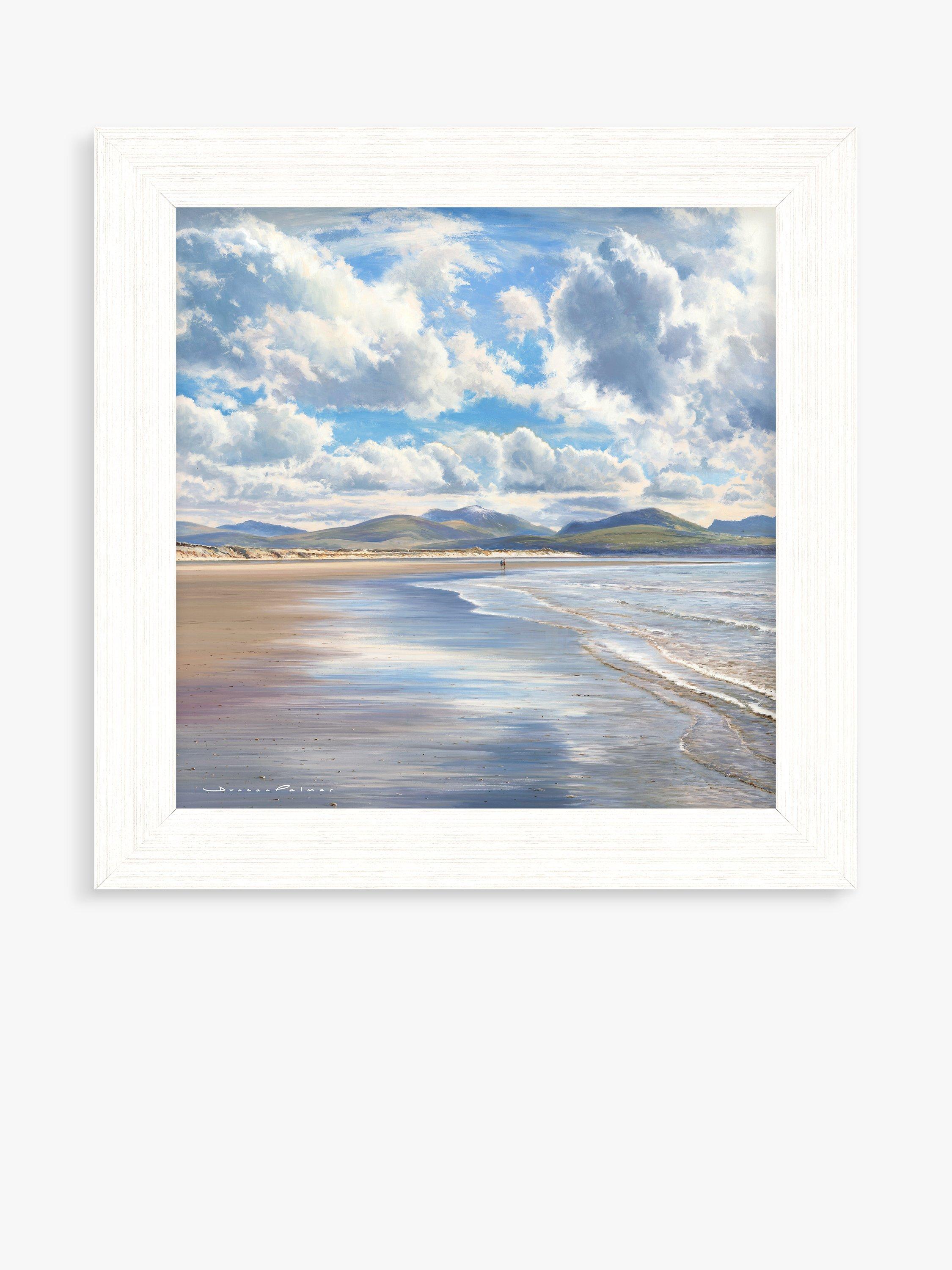 John Lewis Duncan Palmar 'Formations' framed print in blue, 37x37cm, UK version