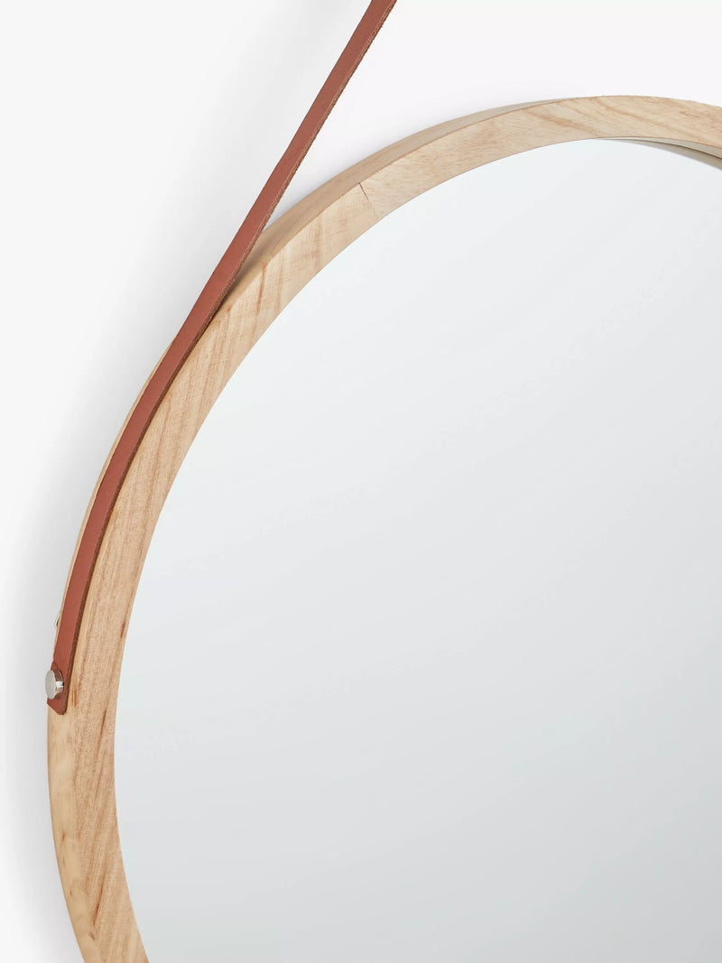 John Lewis round hanging wall mirror 55cm - British product