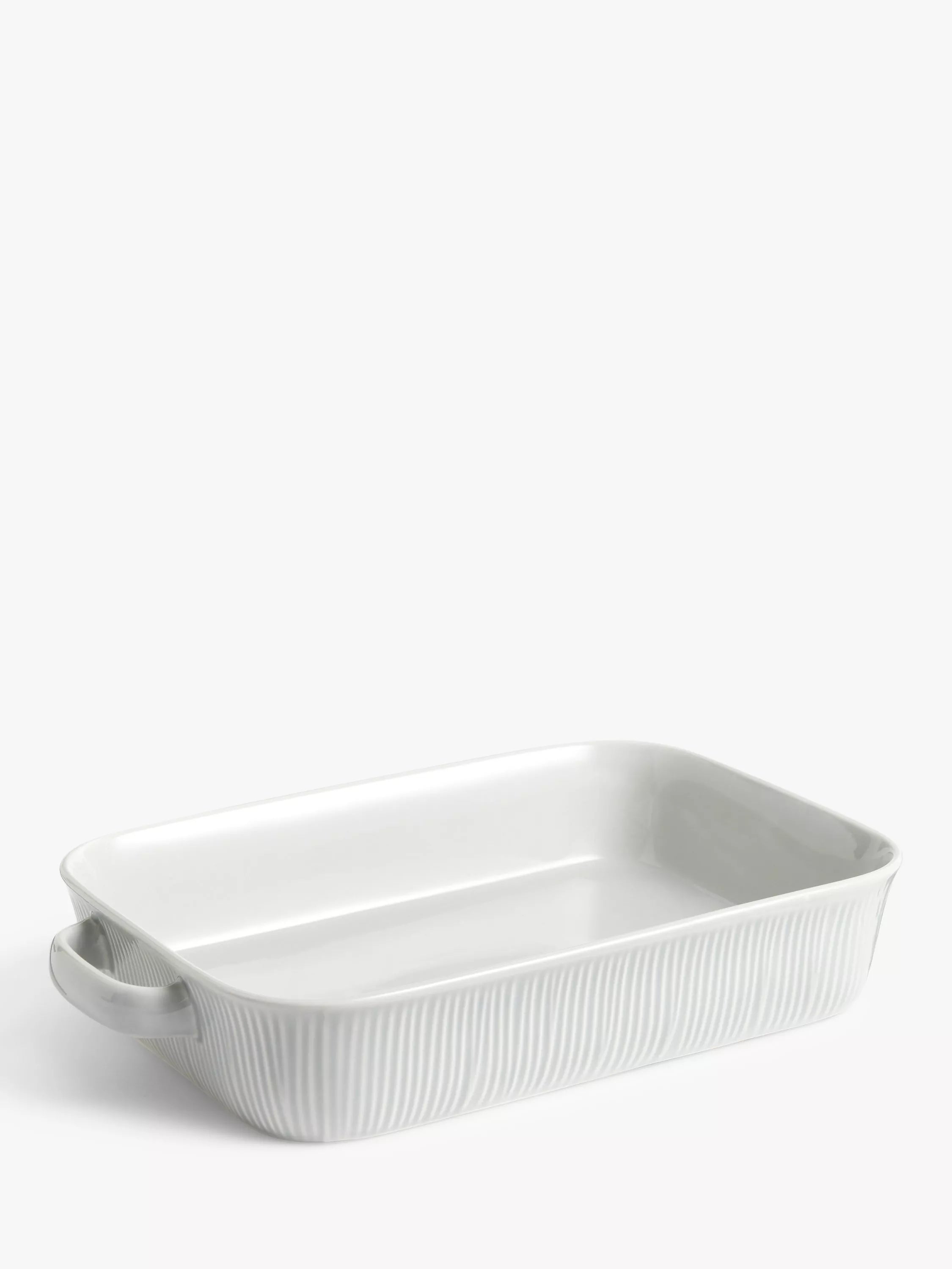 John Lewis Leckford Farm Ceramic Roaster, Grey