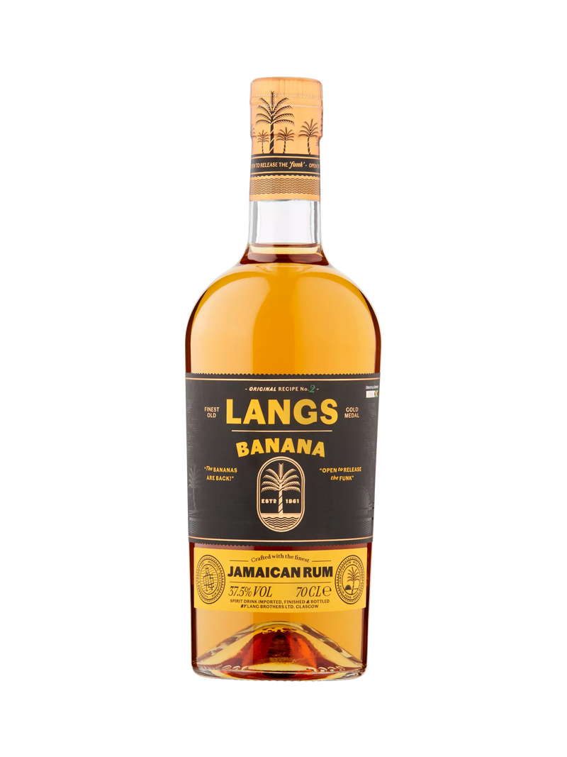 Langs Rum banana flavoured rum 70cl, UK version