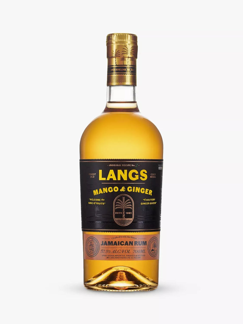 Langs Rum mango and ginger flavoured rum bottle 70cl, UK version