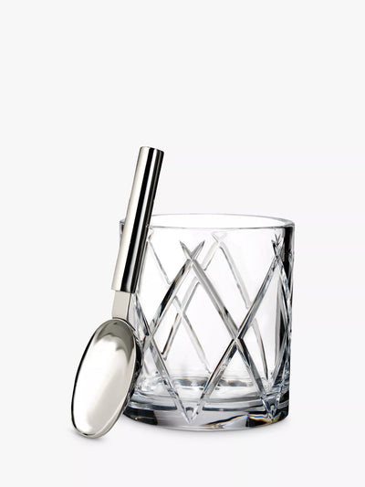 John Lewis Waterford Short Stories Olann Cut Crystal Ice Bucket with Ice Scoop- Buy online at McGrocer