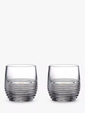 Waterford crystal glass tumblers set of 2 280ml cut-glass design (British brand)