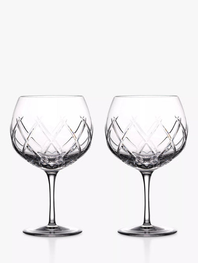 John Lewis Sett av 2
ballong
gin glass 550 ml med kuttet krystallmønster - Kjøp online på McGrocer