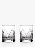 Waterford Crystal Cut Glass Olann Tumblers Set Of 2 340Ml Clear