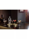 Waterford crystal cut glass small coupe glasses, set of 4, 120ml (British brand)