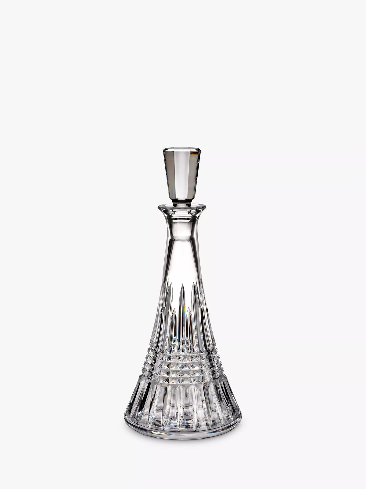 Waterford Crystal diamond cut glass decanter 750ml clear (British brand)