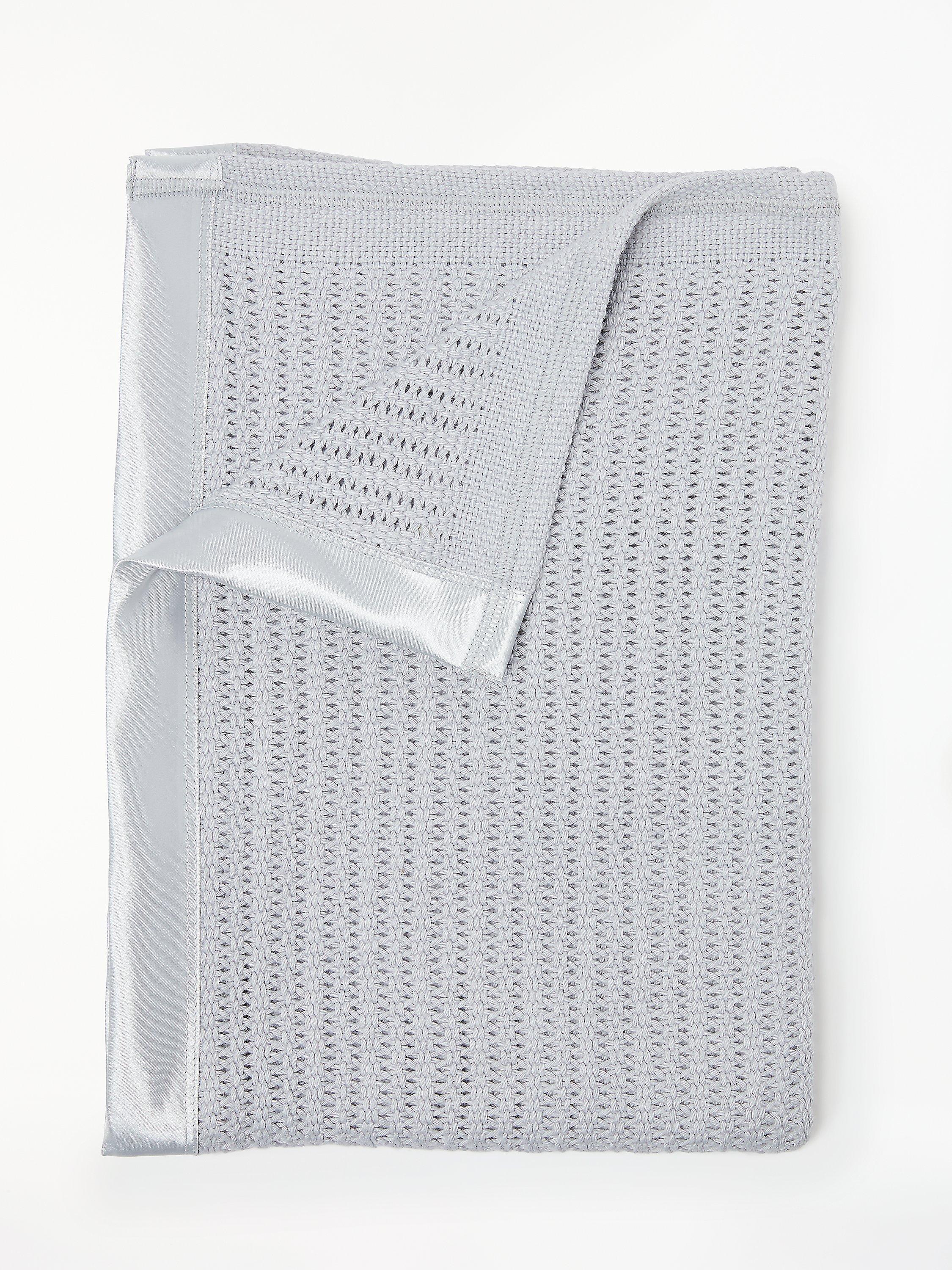 John Lewis Baby Cellular Blanket 90x70cm, imported from the UK