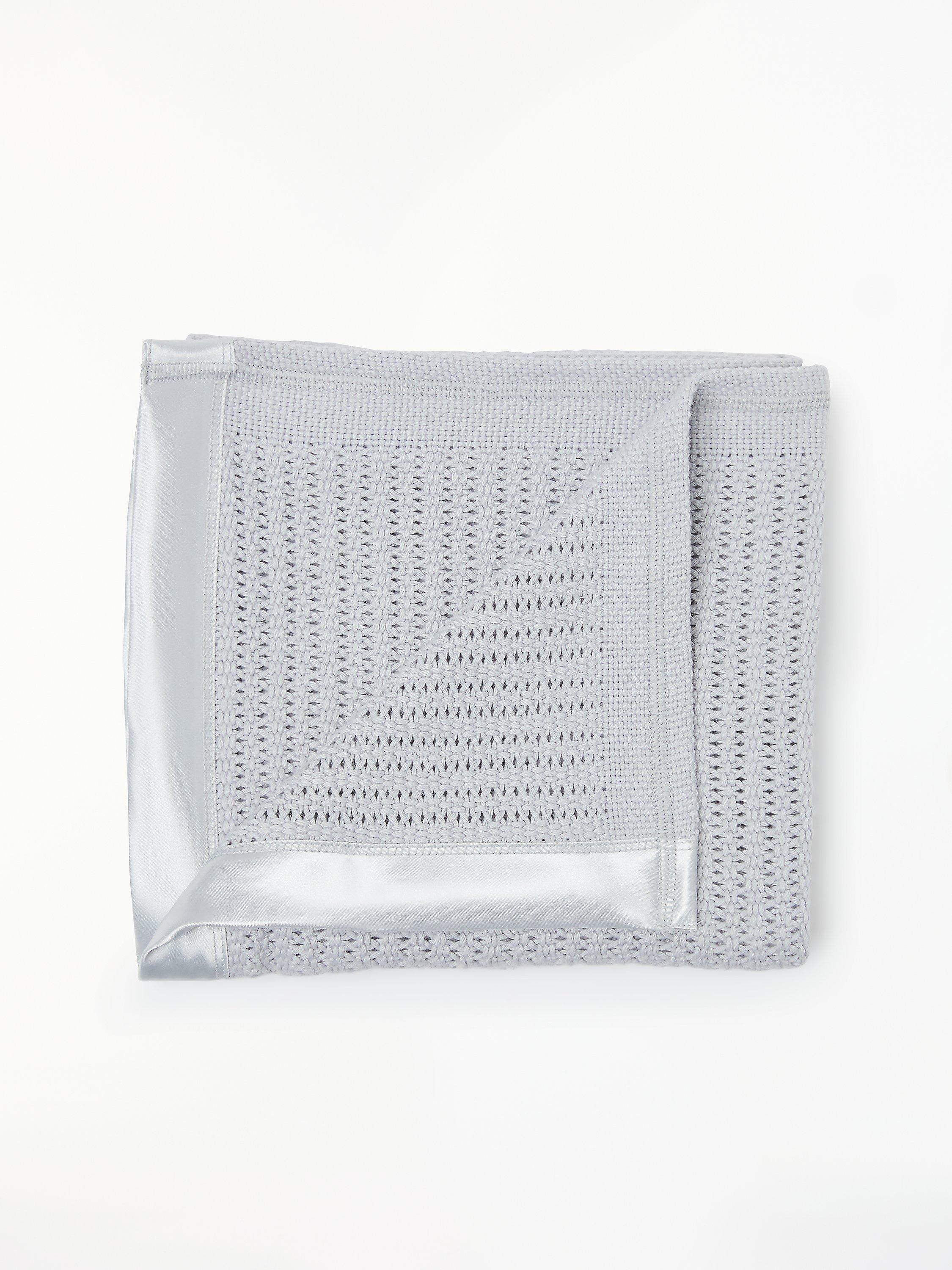 John Lewis Baby Cellular Blanket 90x70cm, imported from the UK