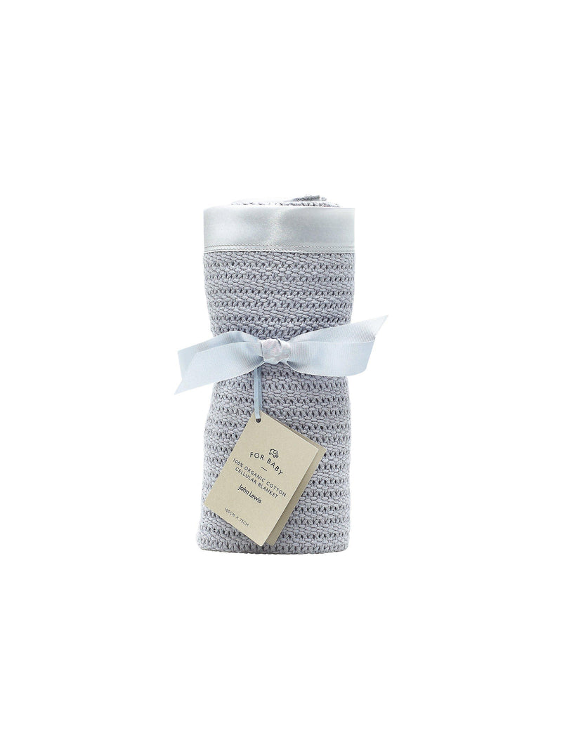 John Lewis Baby Cellular Blanket 90x70cm, imported from the UK