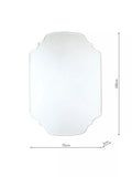 Laura Ashley Rochelle bevelled glass wall mirror 72x100cm (British brand)
