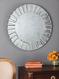 Laura Ashley round wall mirror bevelled glass 60cm (British brand)