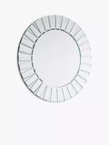 Laura Ashley round wall mirror bevelled glass 60cm (British brand)