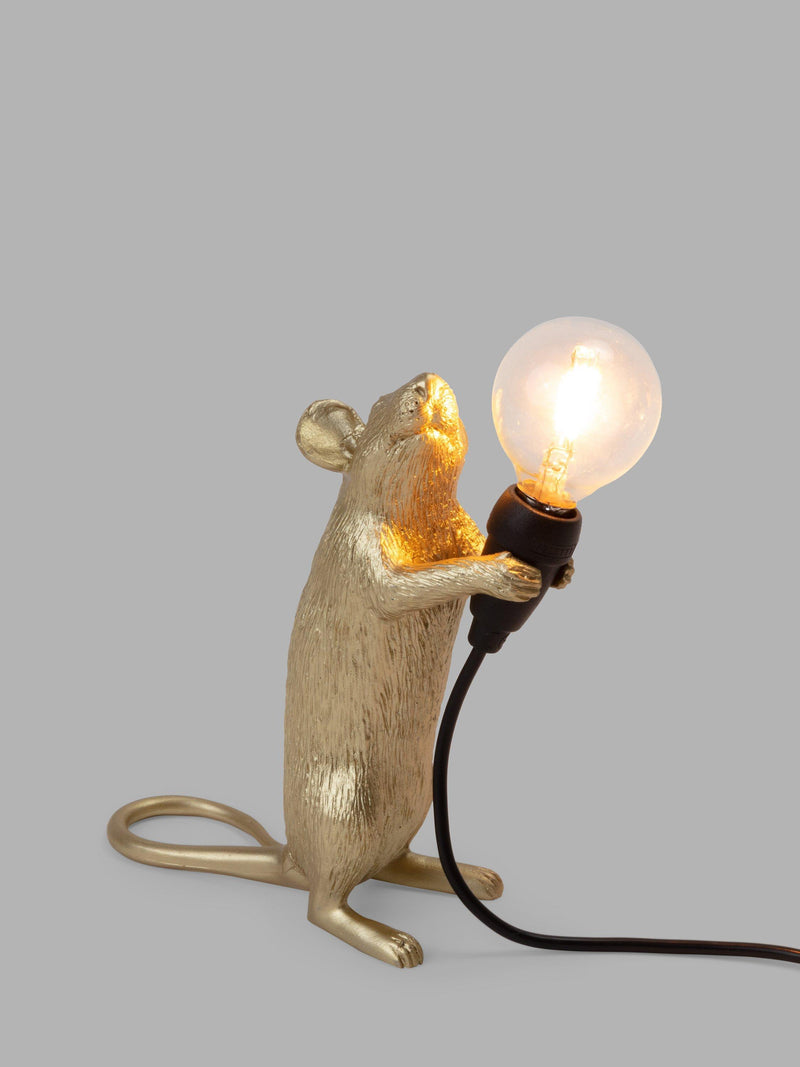 Seletti Standing Mouse table lamp novelty design, imported from the UK