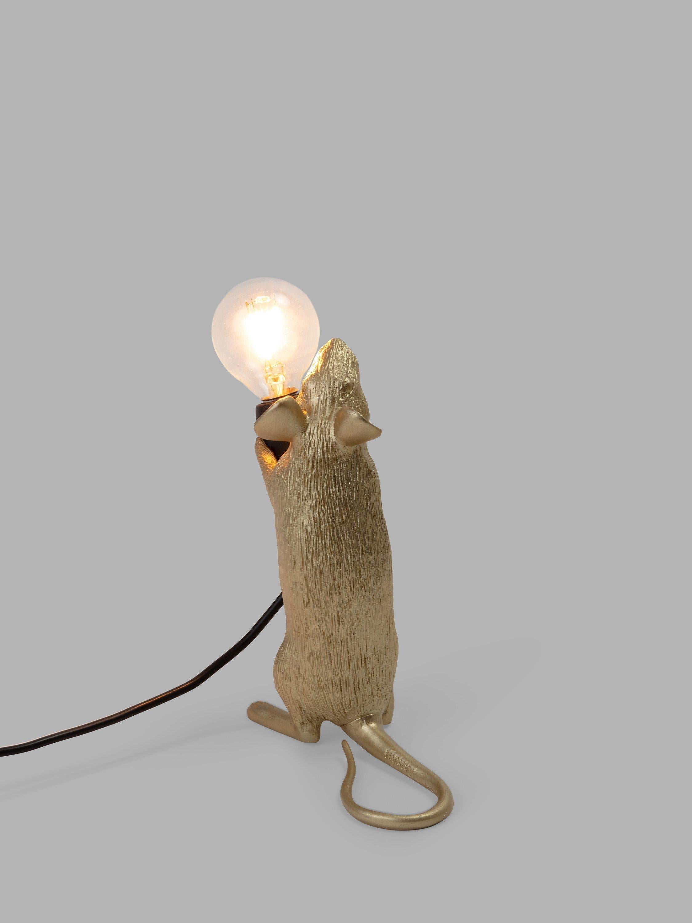 Seletti Standing Mouse table lamp novelty design, imported from the UK