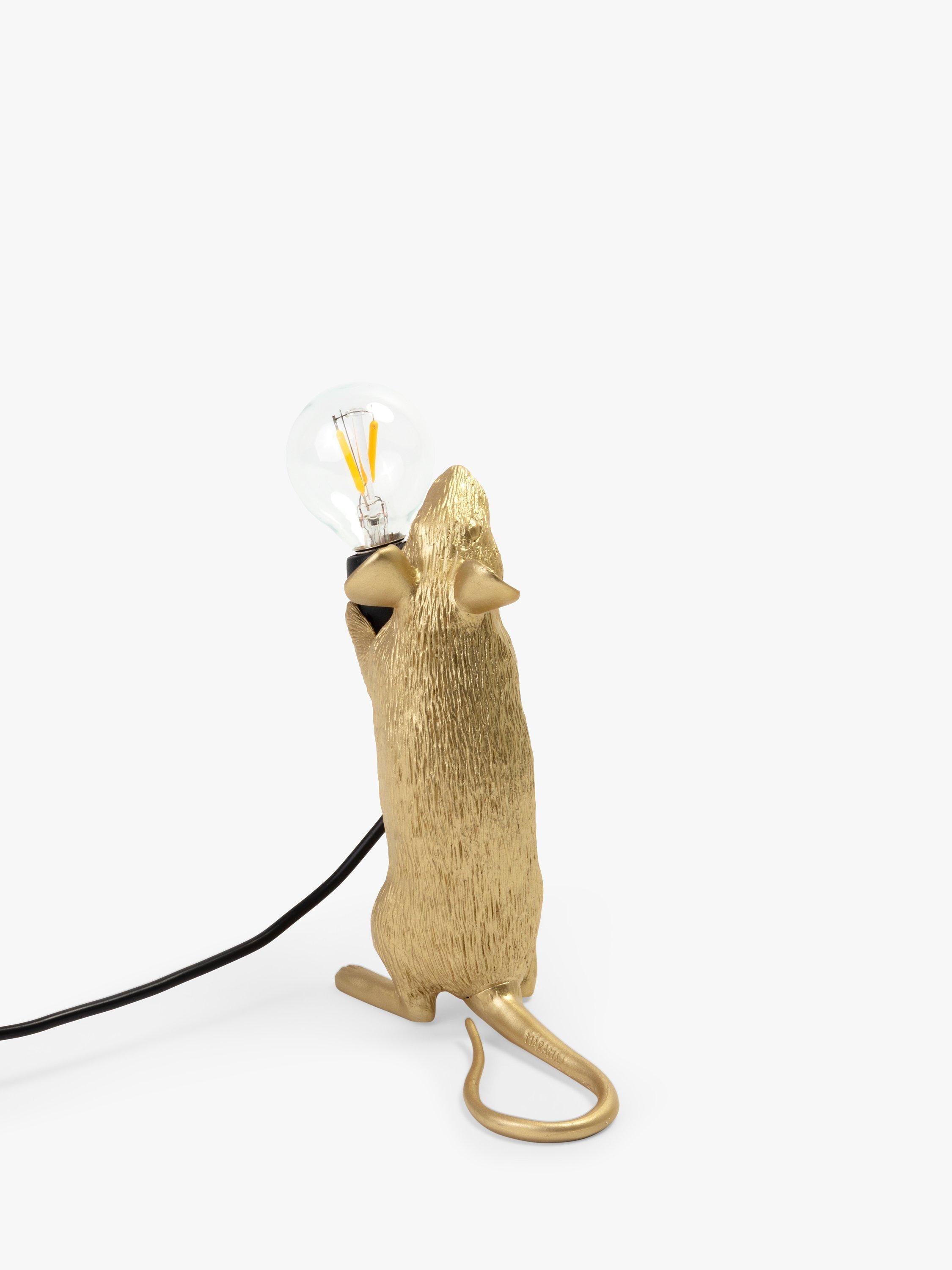 Seletti Standing Mouse table lamp novelty design, imported from the UK