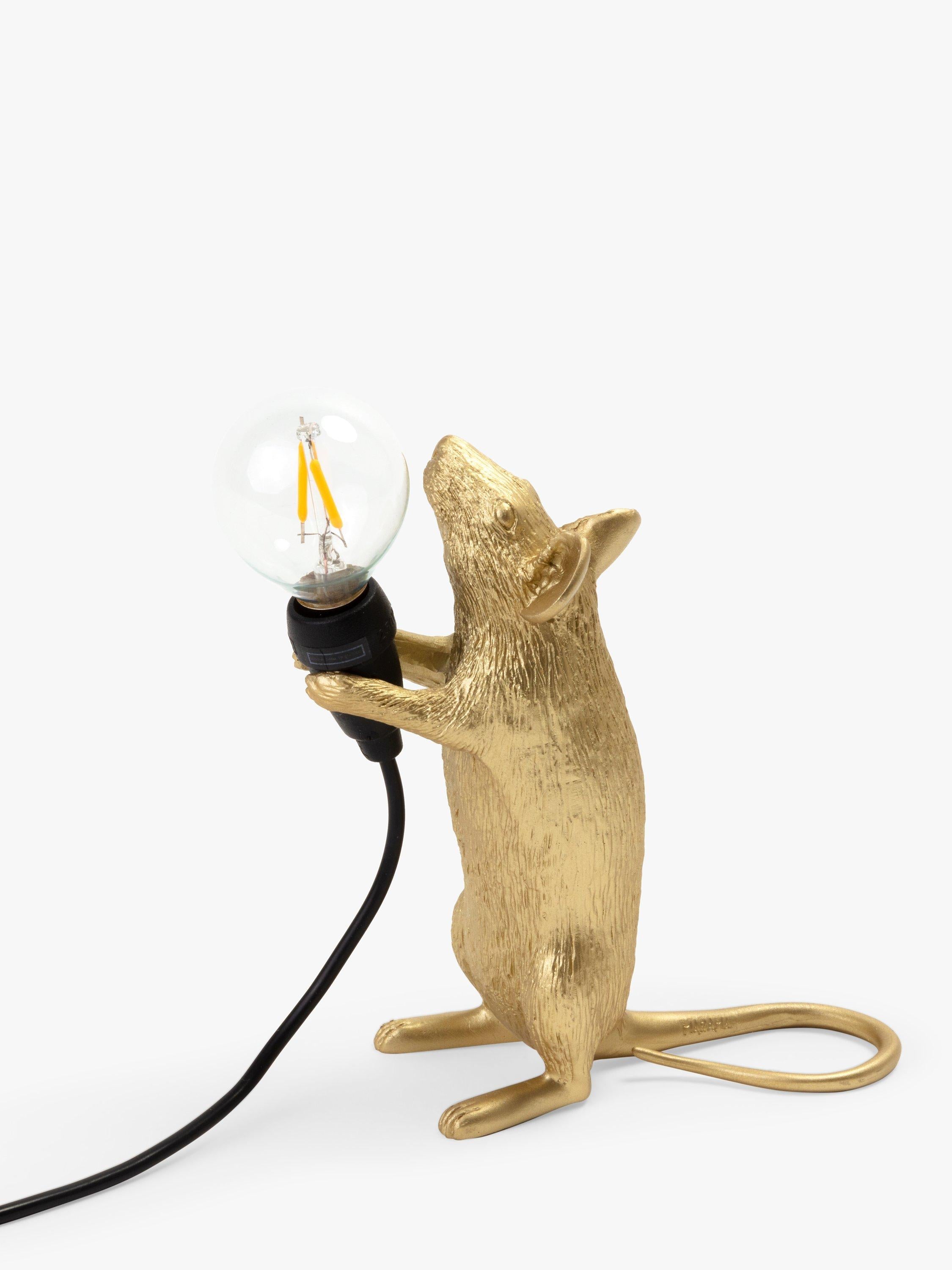 Seletti Standing Mouse table lamp novelty design, imported from the UK