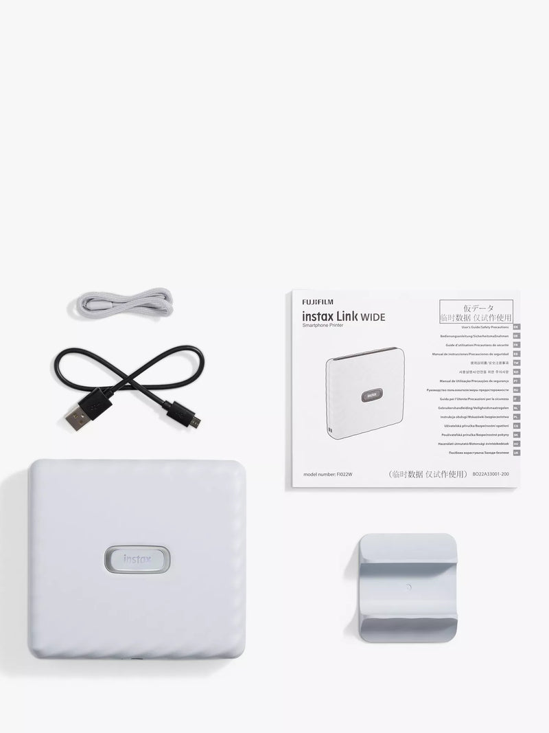 Fujifilm instax Link Wide mobile photo printer (British brand)