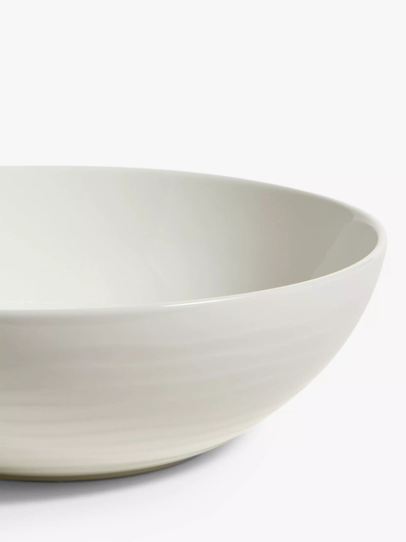John Lewis white fine china serving bowl 26.4cm, UK version