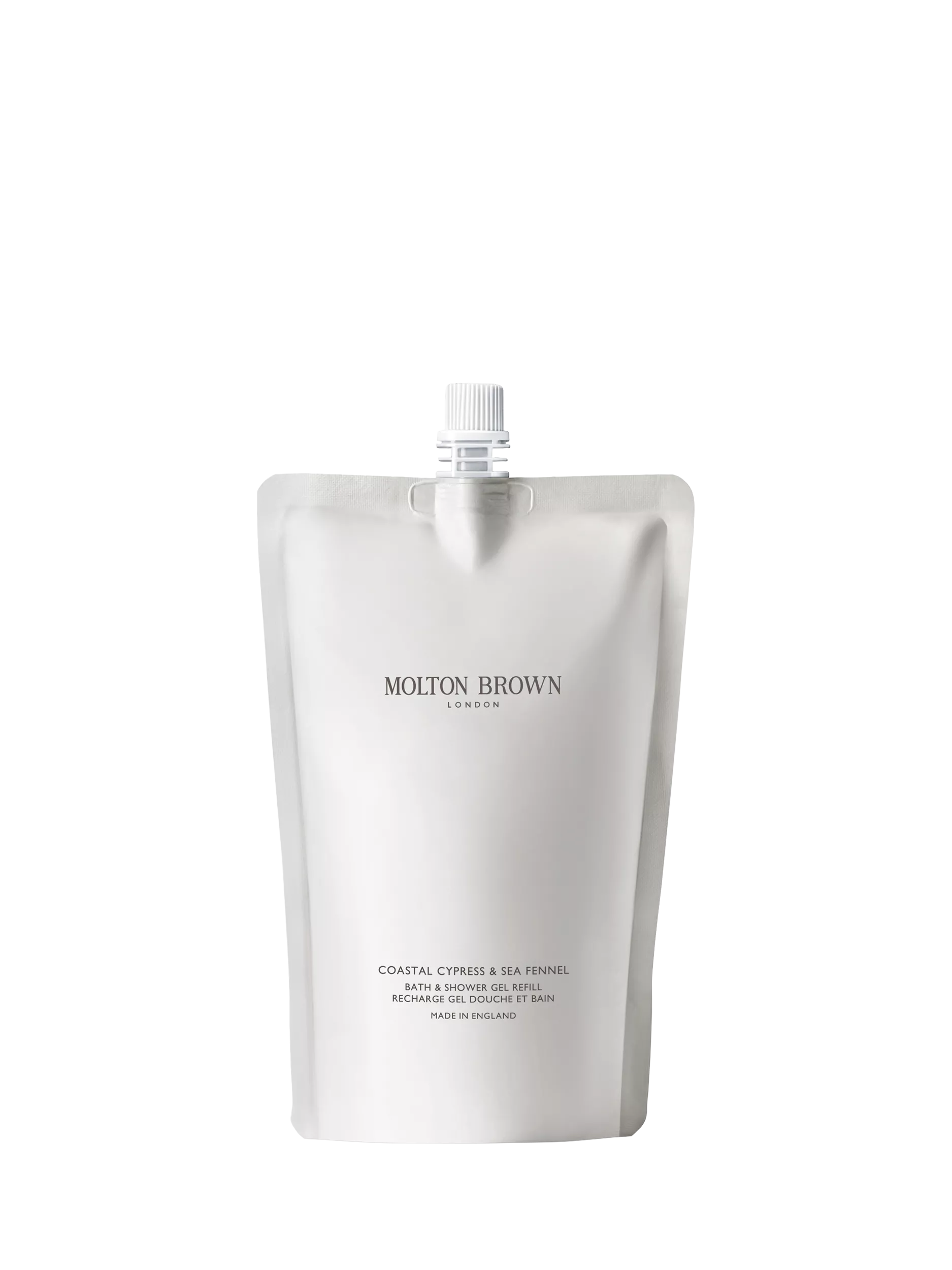 Coastal Cypress shower gel refill 400ml - British product