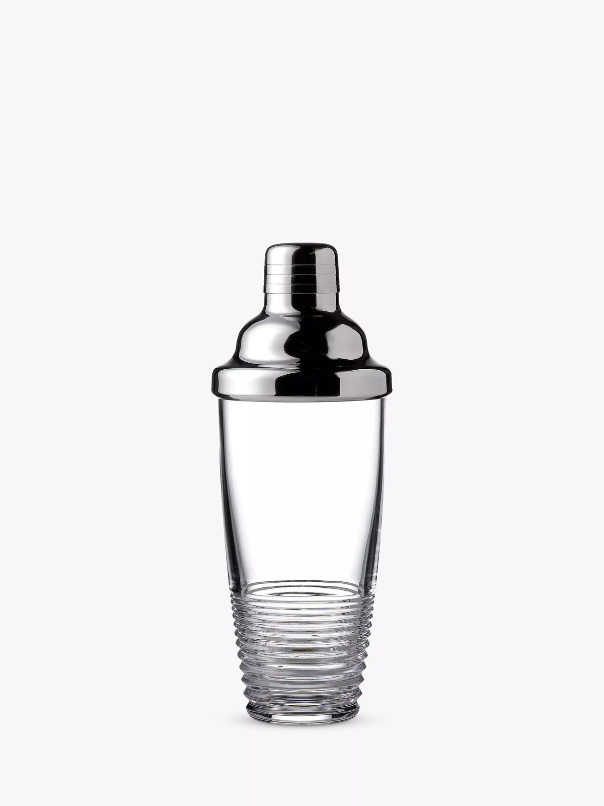 Crystal Cut Glass Cocktail Shaker with Measuring Lid, 750ml