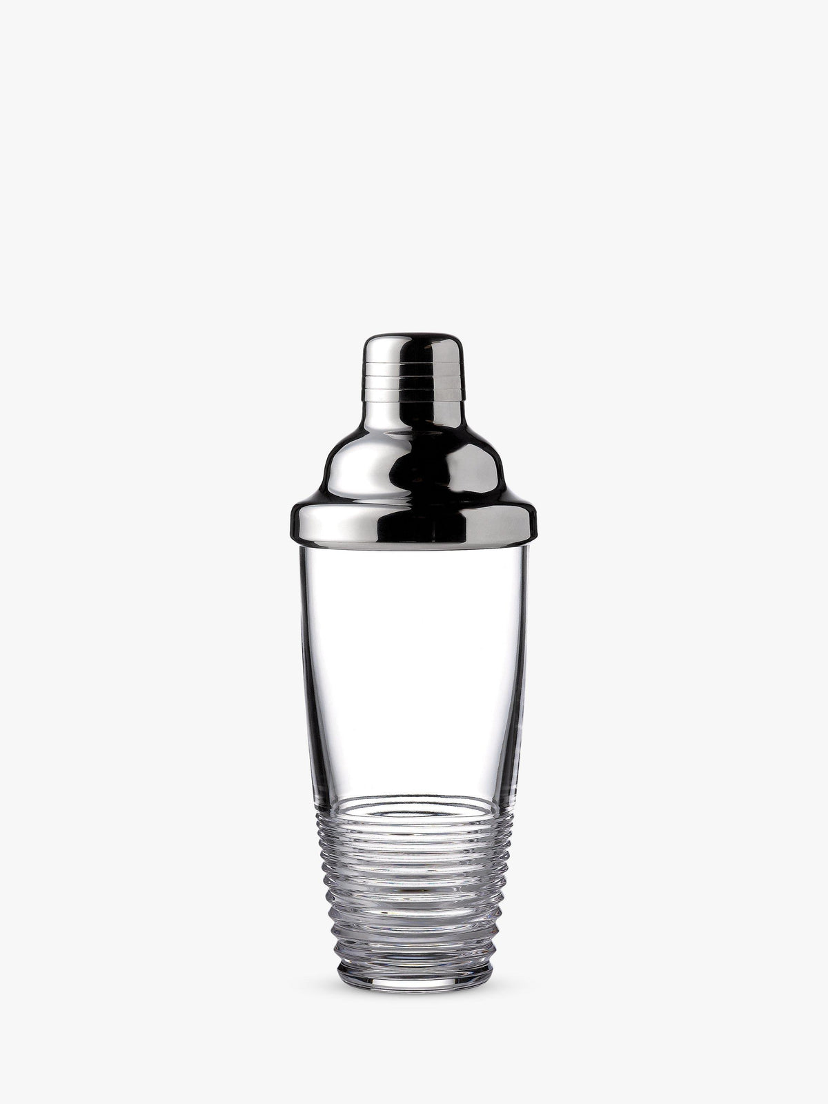 Crystal Cut Glass Cocktail Shaker with Measuring Lid, 750ml