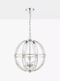 Laura Ashley crystal pendant light clear polished chrome, imported from the UK