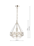 Laura Ashley Zaria ceiling light pendant - British product