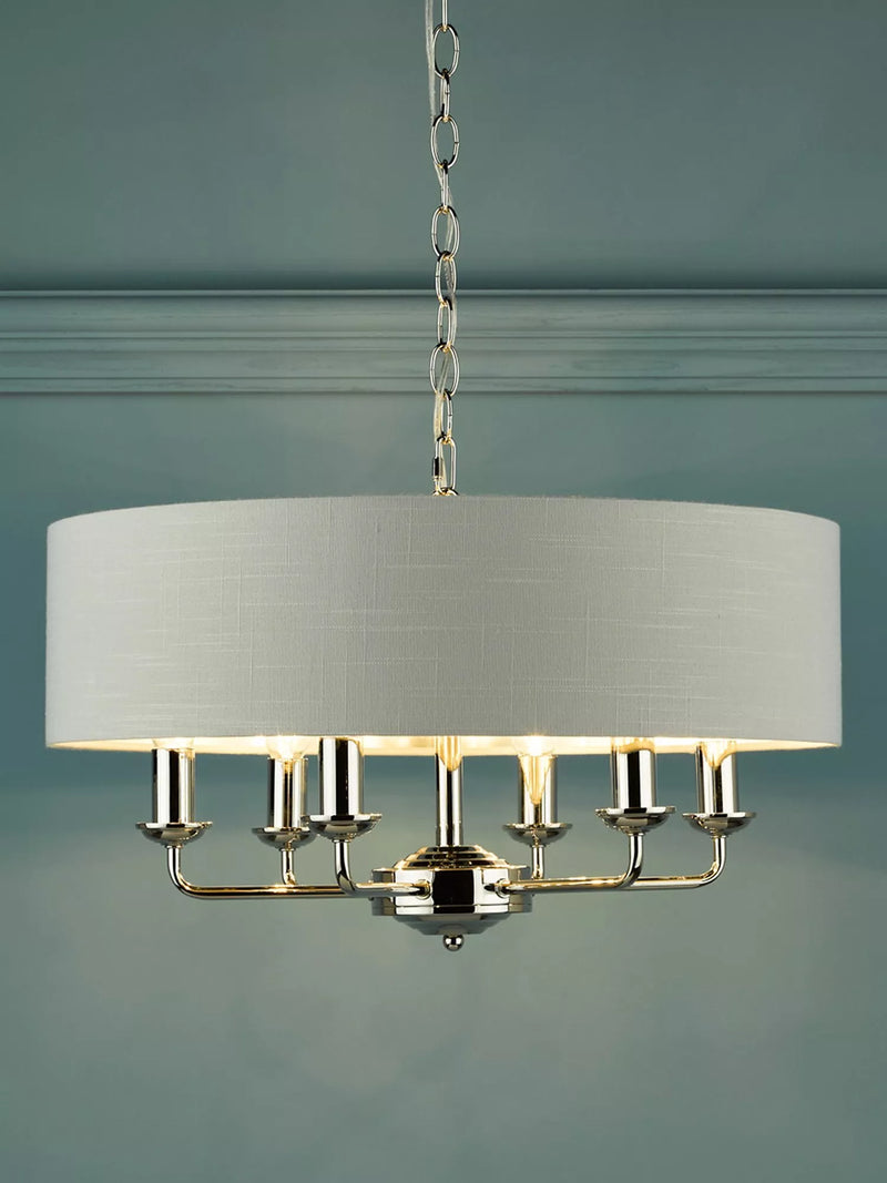 Laura Ashley Sorrento 6 Arm Ceiling Light Polished