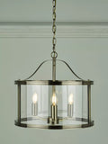 Laura Ashley three-arm glass ceiling light - British product