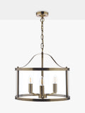 Laura Ashley three-arm glass ceiling light - British product