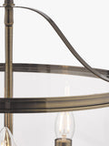 Laura Ashley three-arm glass ceiling light - British product