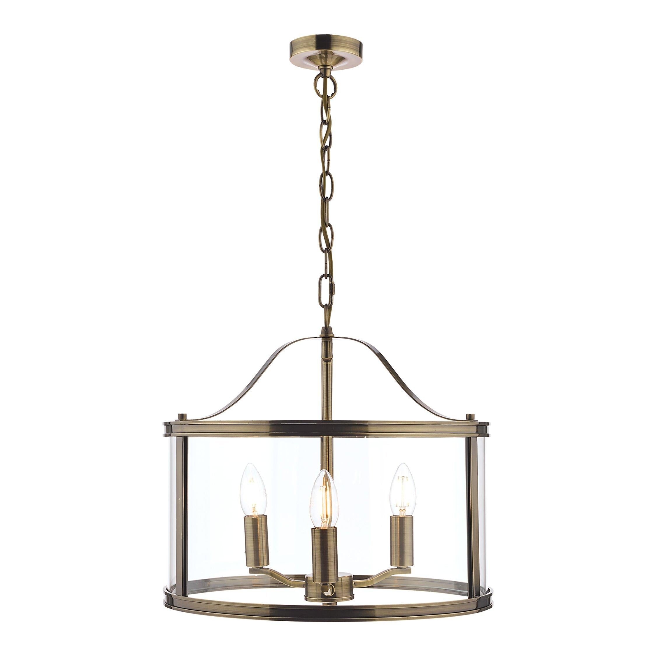 Laura Ashley three-arm glass ceiling light - British product