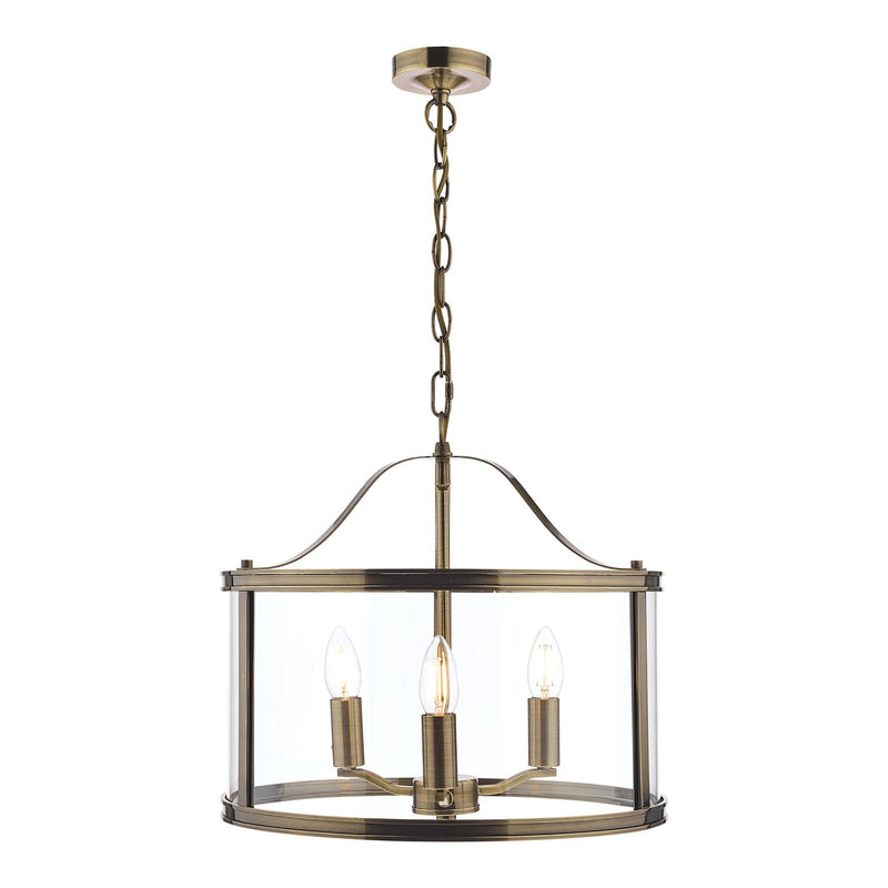 Laura Ashley three-arm glass ceiling light - British product