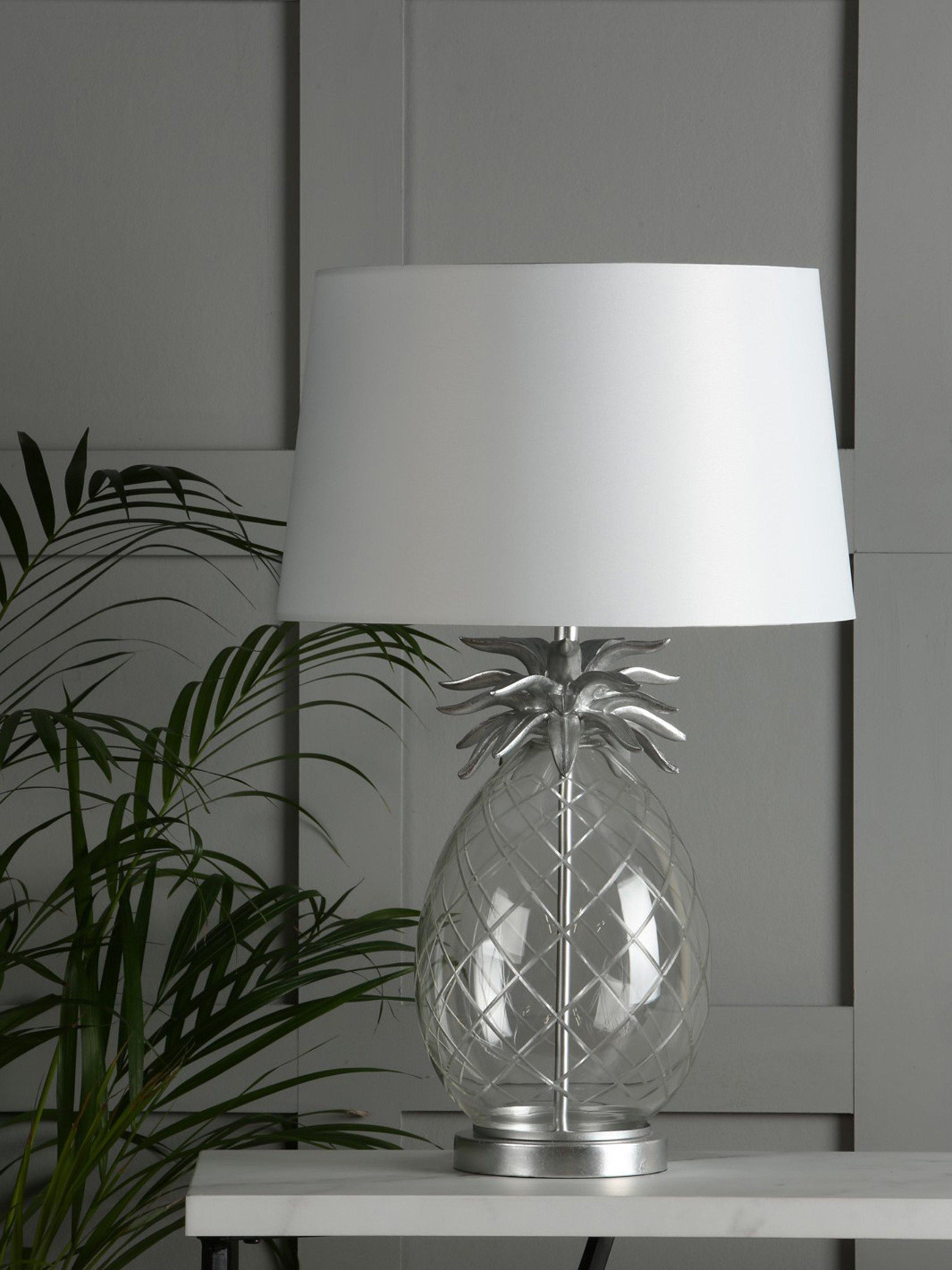 Laura Ashley pineapple glass large table lamp - British product